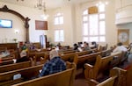 Parishioners at a Sunday service at First A.M.E. Zion Church in Portland, Ore. The church plans on tearing down its building and replacing it with apartments, a smaller sanctuary and other services.