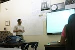 Stanfield Secondary School math teacher Tyler Davis offers Math 112 for college credit, in an Eastern Promise partnership with Eastern Oregon University and local community colleges.