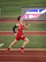 Allan McKeraghan competes at nationals with the Spokane Speed Academy. He heads to WSU to run for its track team this fall.