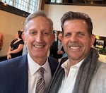 In this recent but undated photo provided by CityTeam Portland Executive Director Lance Orton, he is pictured with Portland Mayor Keith Wilson.