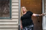 Lisa Whipple at her home in La Grande, Ore., purchased with her legal settlement to help buy a house. She’s now a certified alcohol and drug counselor and says she hopes to create a safe space for others who are in need.