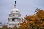The Capitol is seen on day 34 of the government shutdown, in Washington, Monday, Nov. 3, 2025. (J. Scott Applewhite/AP)