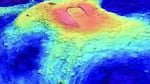 Visualization of the Axial Seamount, an active volcano off the Oregon Coast.