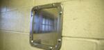 The reflection of a jail cell window is visible in this stainless steel mirror in a Clark County Jail cell in Vancouver, Wash., on March 14, 2019. The mirror is made out of a solid sheet of metal instead of glass.