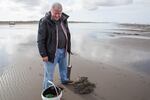 Phil Allen spent Saturday, April 15, 2017, digging for razor clams.