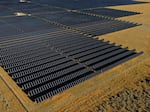 An International Energy Agency report says countries are setting records building solar power projects like this one in Mona, Utah in 2022.