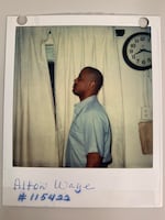 Oliver's briefcase also contained other official execution documents from the prison, like this photo of Alton Waye that was taken before he was executed in 1989.