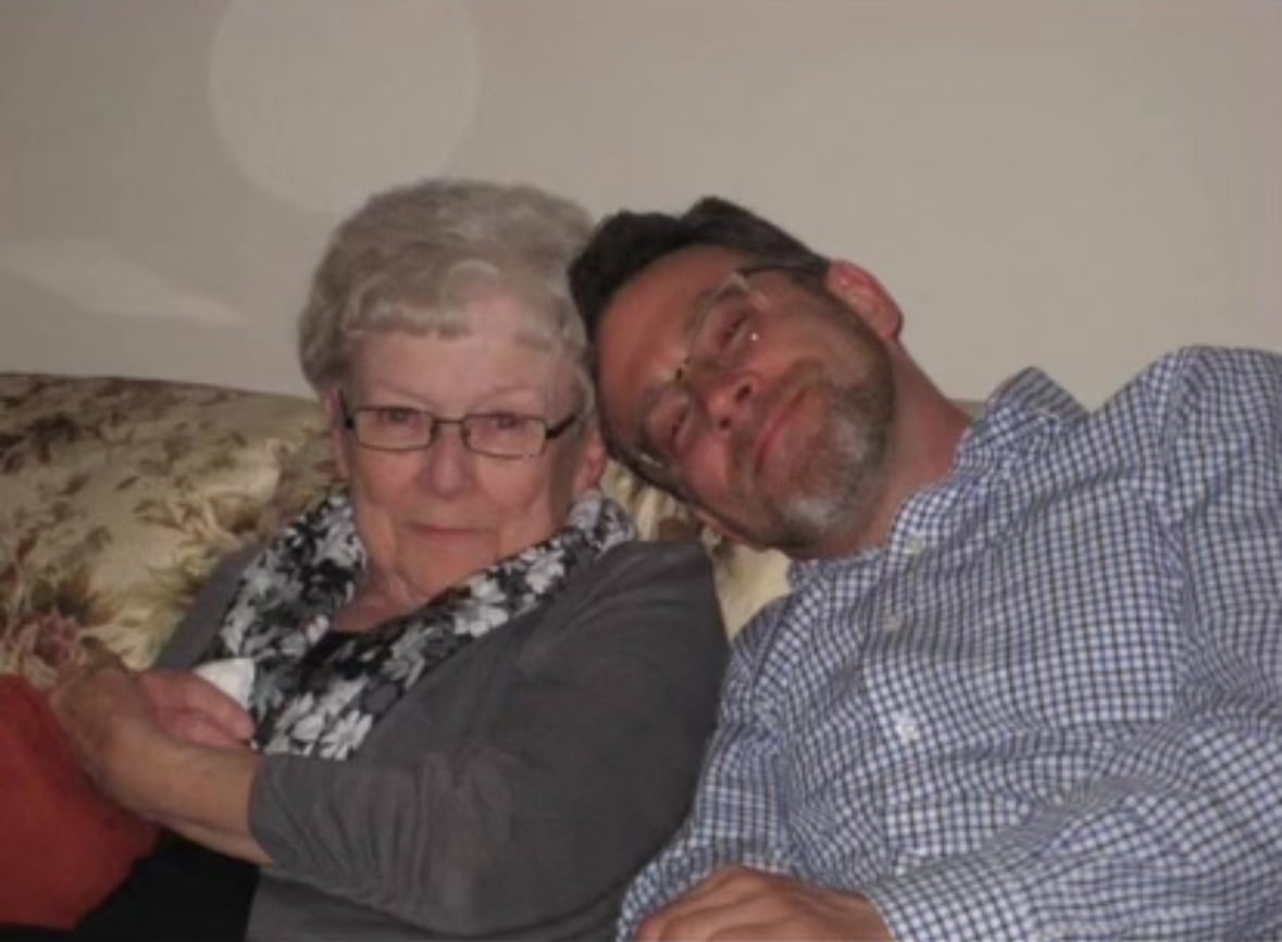 Dorothy Taffner and her son David Taffner bonded over their love of crossword puzzles.