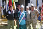 Lisa Gonsalves, second from right, worked at Chemawa in the 1990s, then joined the military. When she returned more recently, conflicts with administrators forced her out.