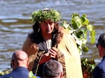 Maori Queen Nga Wai Hono i te Po was anointed on Thursday, a week after the death of her father, who had been king for 18 years. 