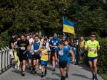 Participants in the Vyshyvanka Run DC celebrated Ukraine's Independence Day with 1K and 5K races in Washington, D.C. on August 24, 2024.