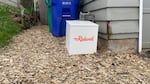 Ridwell recycling bin pictured on April 15, 2024.