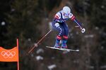 United States' Jacqueline Wiles speeds down the course during an alpine ski, women's downhill official training, at the 2026 Winter Olympics, in Cortina d'Ampezzo, Italy, Friday, Feb. 6, 2026. (AP Photo/Marco Trovati)