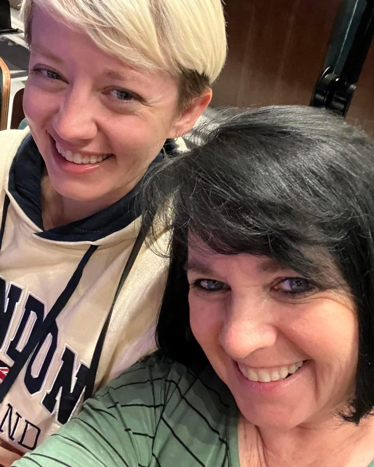 Makayla Steiner (left) with her mom, Camille Callister.