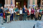 In this provided photo from 2018, participants in the Tribal Nations Summit, an event where officials from seven tribal governments convened to discuss their priorities at Portland City Hall.