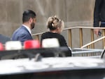 Stormy Daniels arrives at Manhattan criminal court on May 9 in New York City.
