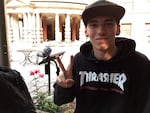 Dusty Martinez said he plans to keep protesting outside Portland City Hall in the hope of abolishing ICE.