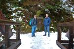 Mark Boyer (left) has been coming to the Middle Fork Valley to hike since the late 1980s, when he was almost the only person there. Mike Woodsum with the Mountains to Sound Greenway stands with him.