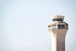 An air traffic control tower is seen following the government shutdown at the Austin-Bergstrom International Airport on October 01, 2025 in Austin, Texas. The U.S. government has shut down after Congress failed to pass short-term funding. TSA agents, Border Patrol officers, and Federal law enforcement will remain working while various other non-essential government agencies will cease operations.