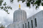 File photo of the Oregon State Capitol building in Salem, May 18, 2021. A bill aimed at some past nonunanimous jury decisions did not advance in the 2022 short legislative session. 