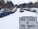 With roads turning into sheets of ice by mid-morning, many were impossible to navigate in Tigard, Dec. 15, 2016.