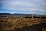 A view near the proposed upper reservoir of the Goldendale Energy Storage project.