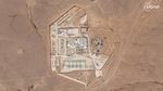 A satellite view of the U.S. military outpost known as Tower 22, in Rukban, Rwaished District, Jordan, in October last year.