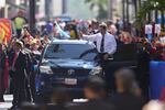 Venezuelan President Nicolas Maduro arrives at the National Assembly for his swearing-in ceremony for a third term in Caracas, Venezuela, Friday, Jan. 10, 2025.