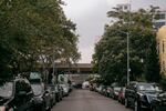 As traffic flows on the Brooklyn Queens Expressway overhead, asylum-seekers who arrived in New York City from Venezuela find shelter within tents under the expressway after being expelled from the Clinton Hill shelter due to an incident in the facility bathrooms.