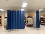 FILE - Beds in Bybee Lakes Hope Center in Portland, Ore., in a 2020 file photo.