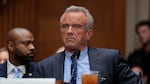 Secretary of Health and Human Services Robert F. Kennedy Jr. testifies before the Senate HELP Committee Wednesday. He faced questions about vaccines, measles and cuts to biomedical research.