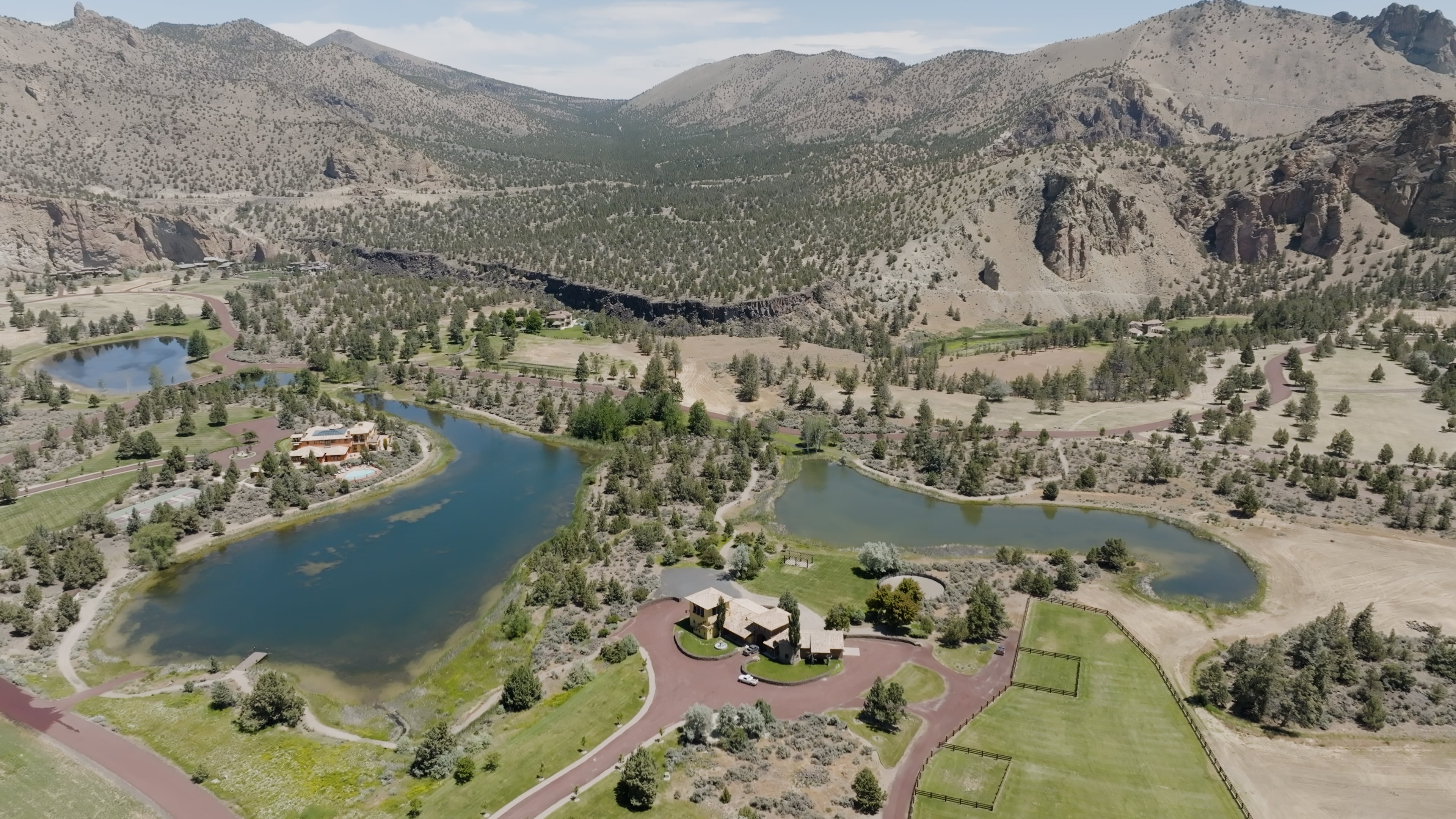 The Central Oregon Irrigation District diverts water from the Deschutes River through roughly 30 miles of canals and pipes to irrigate fields and estates at the Ranch at the Canyons development in Terrebonne, Oregon. The subdivision’s website promises those who own its multimillion-dollar mansions “the peaceful rhythm of agricultural life — without the work.”