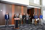 Multnomah County Chair Deborah Kafoury speaks at a press conference announcing the county's severe winter weather plan.