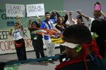 Protesters demonstrate for indigenous land rights and climate justice on day six at the UNFCCC COP29 Climate Conference this November in Baku, Azerbaijan.