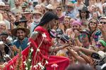 Sudan Archives on the Mt. Hood Stage at Pickathon 2019