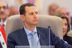 In this photo provided by Saudi Press Agency, SPA, Syrian President Bashar Assad listens during the Arab summit in Jeddah, Saudi Arabia, May 19, 2023.