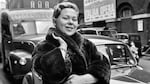 Italian soprano singer Renata Scotto outside the Theatre Royal, Drury Lane, London, February 25th 1958. (Photo by Evening Standard/Hulton Archive/Getty Images)