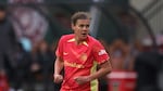 FILE - Portland Thorns midfielder Christine Sinclair during an NWSL soccer match against Gotham FC, March 24, 2024, in Portland, Ore. Sinclair announced she will retire at the end of the NWSL season.