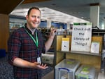 Librarian Brendan Lax manages the collection. He also is becoming quite the YouTube star and makes videos to promote it.