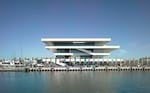 America's Cup Building — or the "Veles e Vents" building — in Valencia, Spain, was completed in 11 months to host the America's Cup sailing competition in 2007.