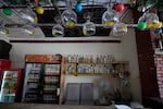 The empty bar of Nana Backpackers hostel in Vang Vieng, Laos, Friday, Nov. 22.