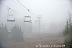 A screenshot from Timberline ski area's Jeff Flood lift on  Dec. 11, 2025, shows minimal snow. Oregon’s Mt. Bachelor, Timberline Lodge and Mt. Ashland are still awaiting enough snow to open lifts.