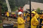 Gov. Brown disagreed with the suggestion that firefighters were slow to react to the fast-growing blaze in the Gorge.