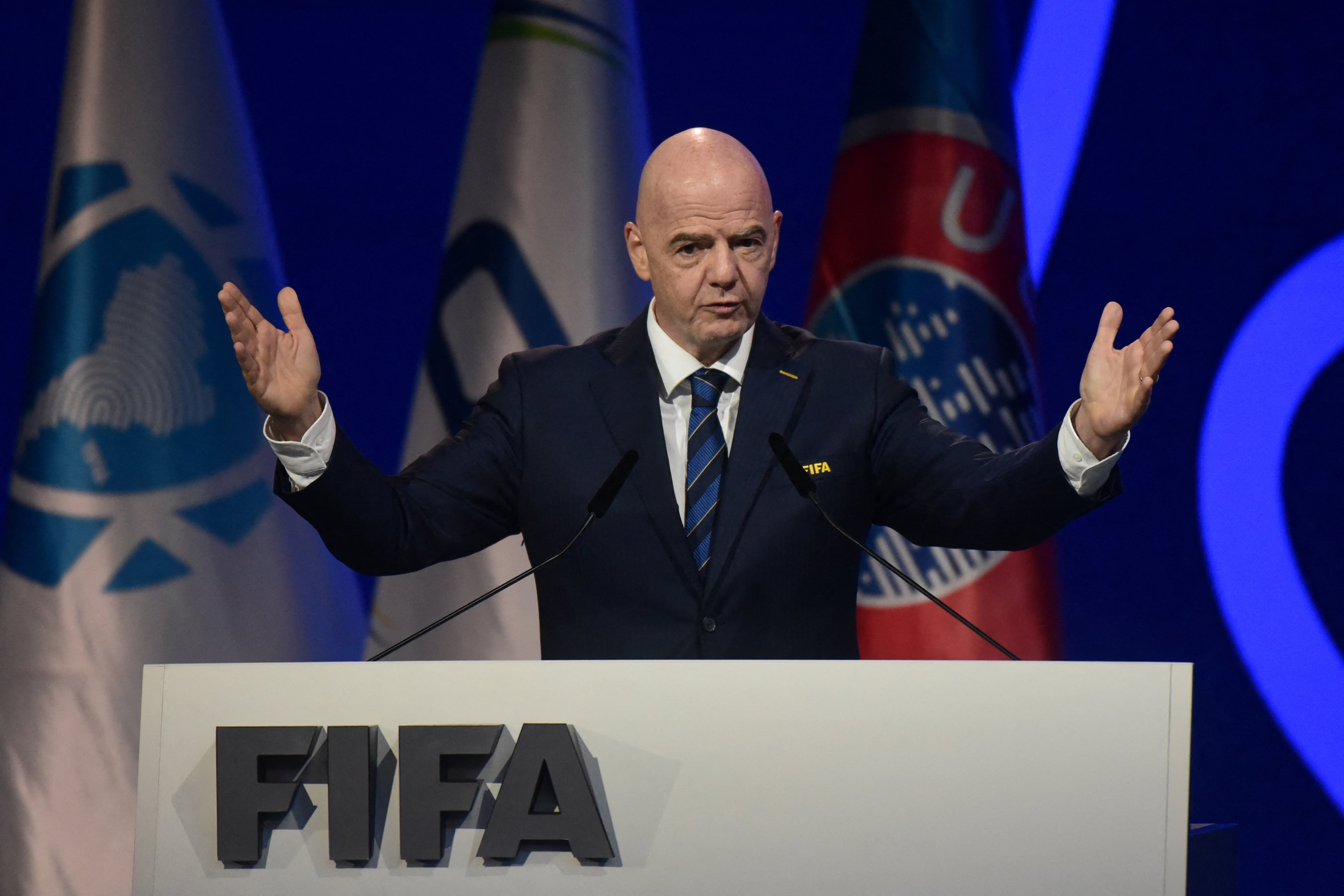 The 2025 FIFA Club World Cup isn't exactly the hottest ticket in town, but FIFA President Gianni Infantino, pictured last month during the 75th FIFA congress at the CONMEBOL headquarters in Paraguay, has said he thinks more fans will get interested once matches actually start.