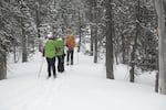 Skiing deep into the forest for a three-day hut-to-hut adventure.