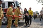 Oregon Gov. Kate Brown visited the Canyon Creek Complex Fire near John Day on Wednesday.