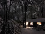 A calm in the storm in Oak Grove, Oregon.