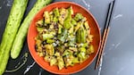 Chinese smashed cucumber salad: Delicious, and a great way to relieve stress