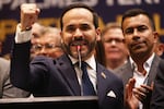 Colombia's President-elect Abelardo de la Espriella speaks during a press conference in Bogota, Colombia, July 30, 2026.
