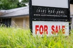 A home for sale in April in Austin, Texas.